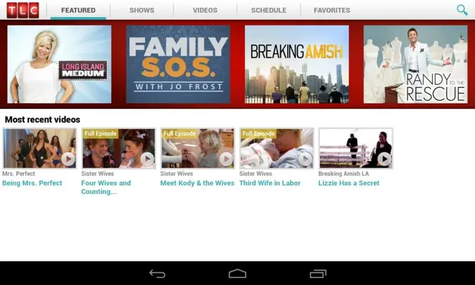 TLC android App screenshot 2